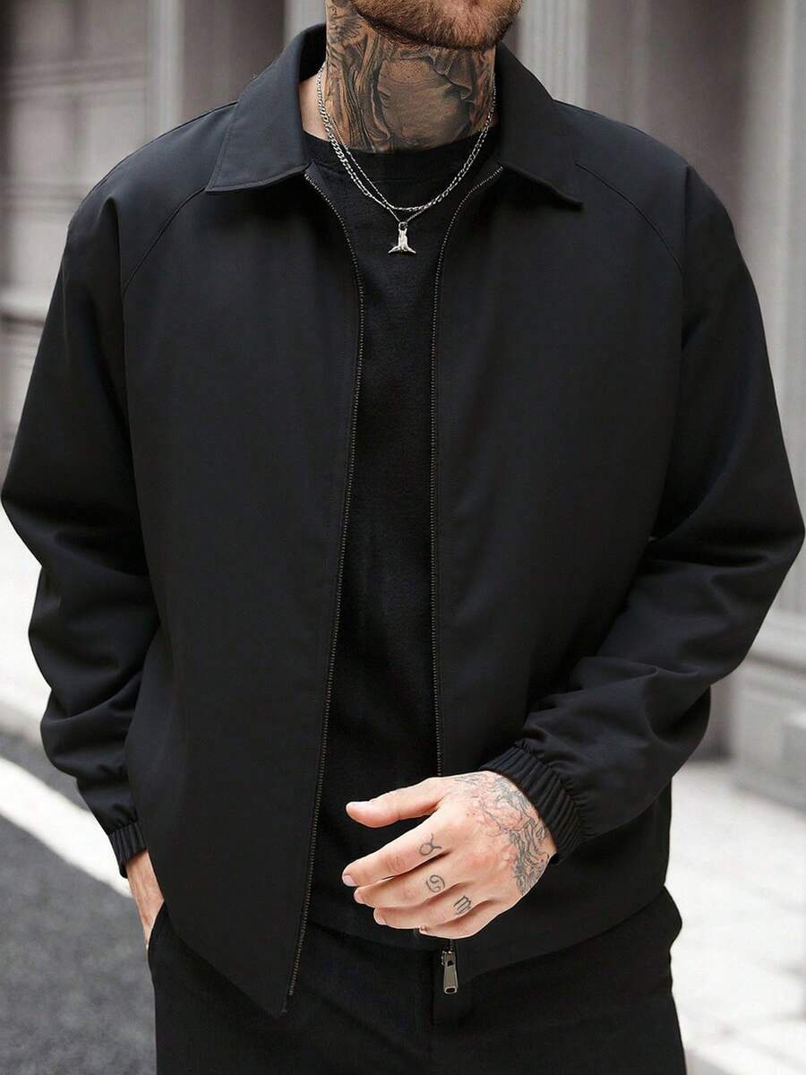 Casual Black Jacket