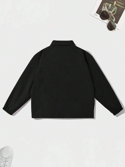 Casual Black Jacket