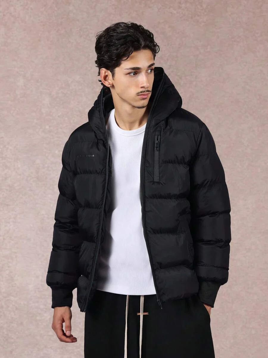 Men's Warm Waterproof Puffer Coat - BritishElegance