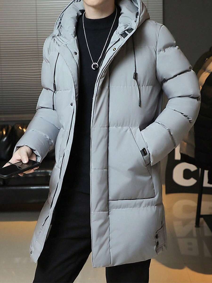 Hooded Cotton Jacket Black