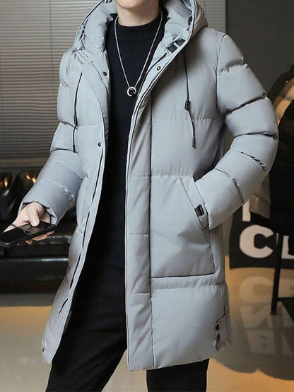 Hooded Cotton Jacket Black