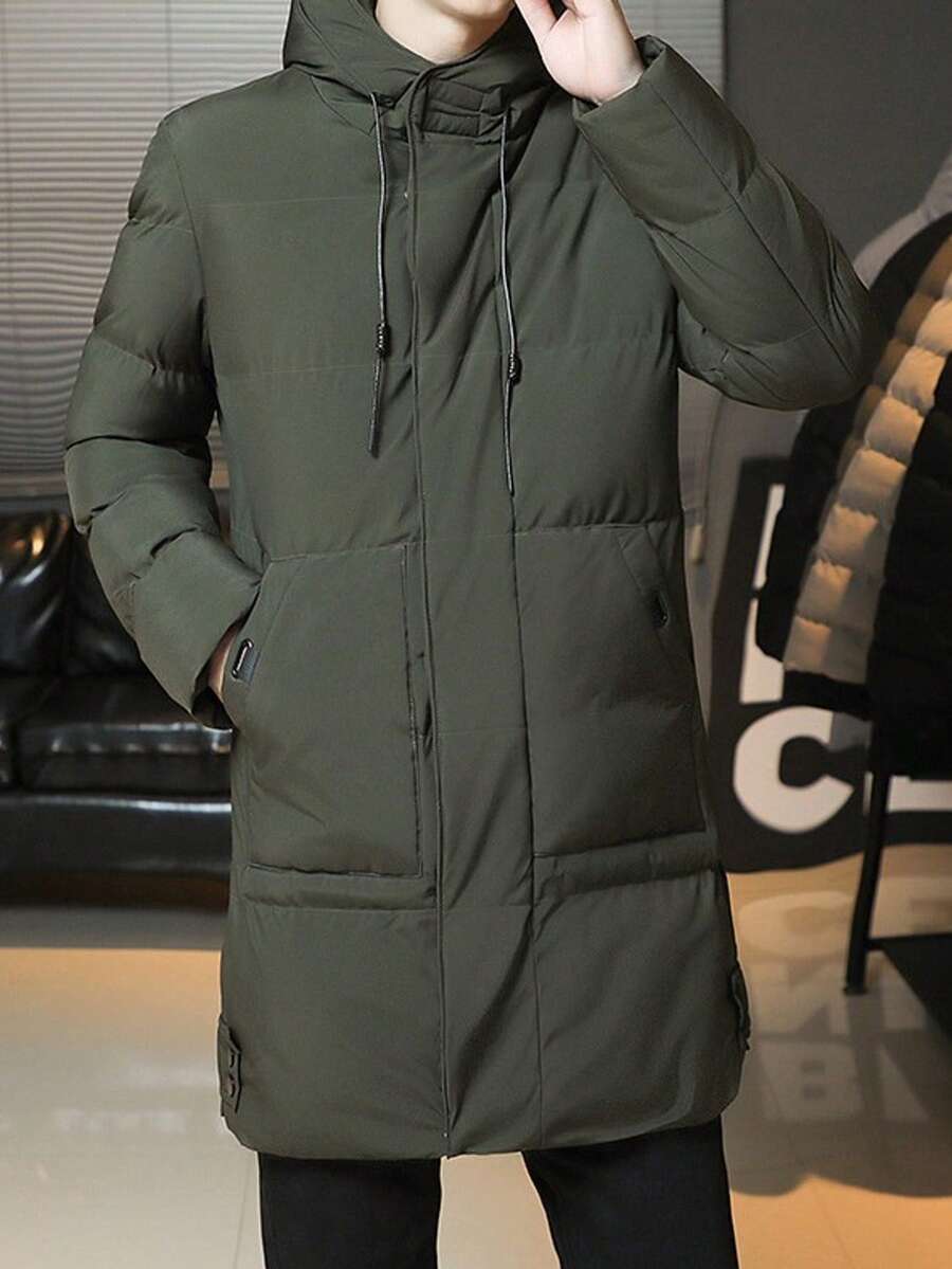 Hooded Cotton Jacket Black