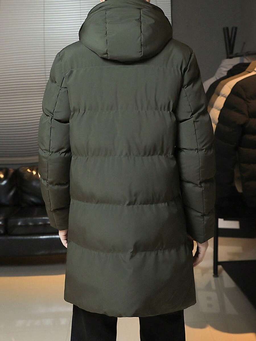 Hooded Cotton Jacket Black