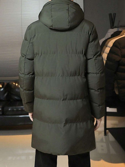 Hooded Cotton Jacket Black
