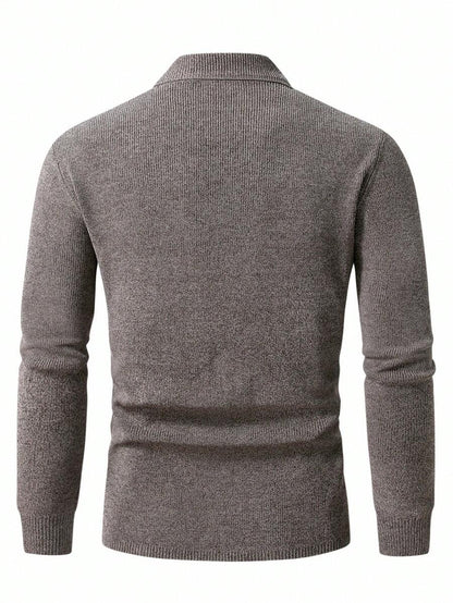 Casual Men's Cardigan Multicolor