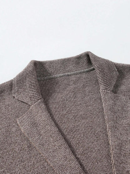 Casual Men's Cardigan Multicolor