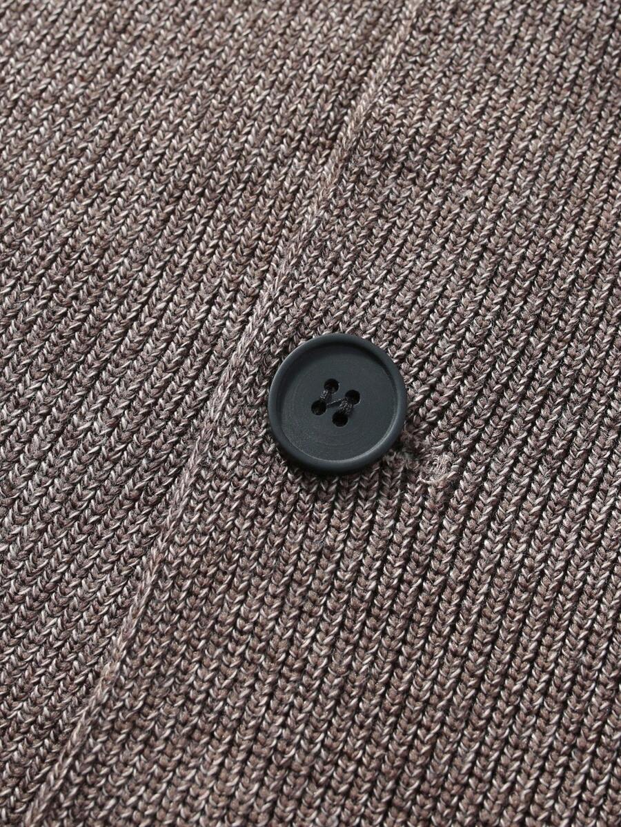 Casual Men's Cardigan Multicolor