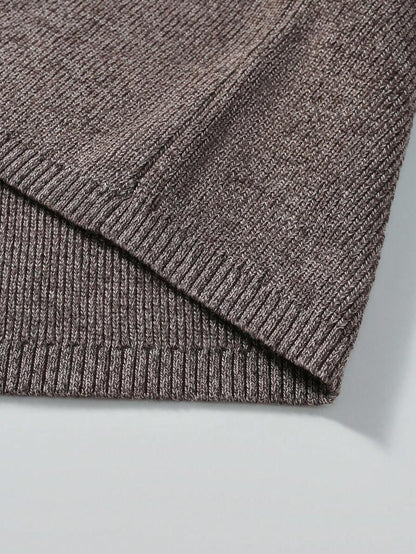 Casual Men's Cardigan Multicolor