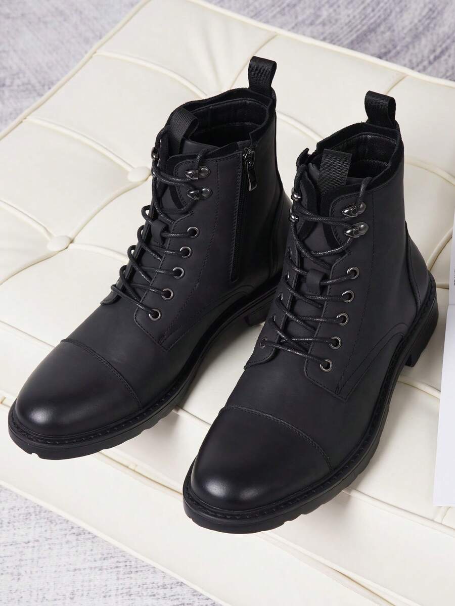 Comfortable Chukka Orthopedic Boots with side zip