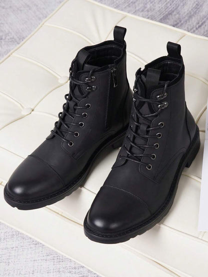 Comfortable Chukka Orthopedic Boots with side zip