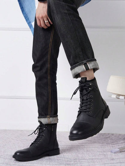 Comfortable Chukka Orthopedic Boots with side zip
