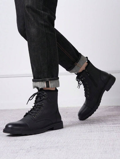 Comfortable Chukka Orthopedic Boots with side zip