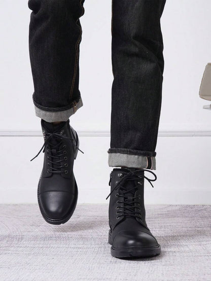 Comfortable Chukka Orthopedic Boots with side zip
