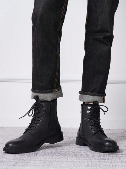 Comfortable Chukka Orthopedic Boots with side zip