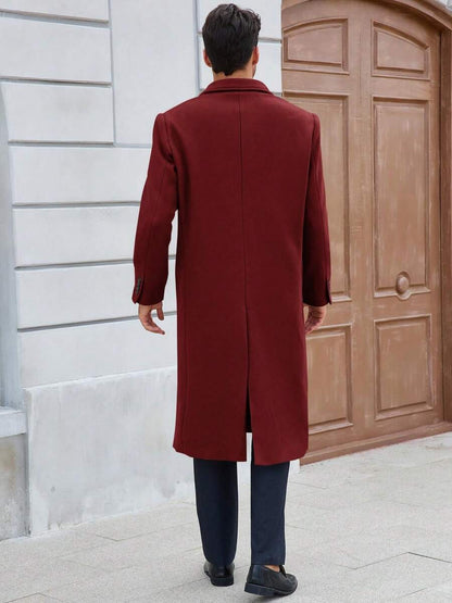Classic Wool Blend Trench Coat