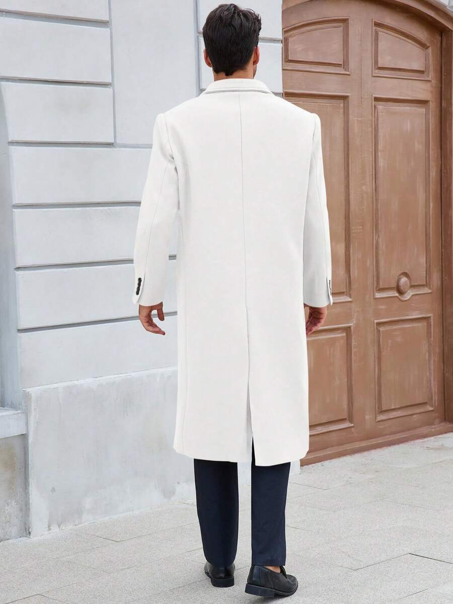 Classic Wool Blend Trench Coat