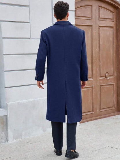 Classic Wool Blend Trench Coat