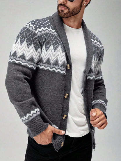Black Embroidered Cardigan