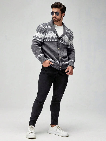Black Embroidered Cardigan