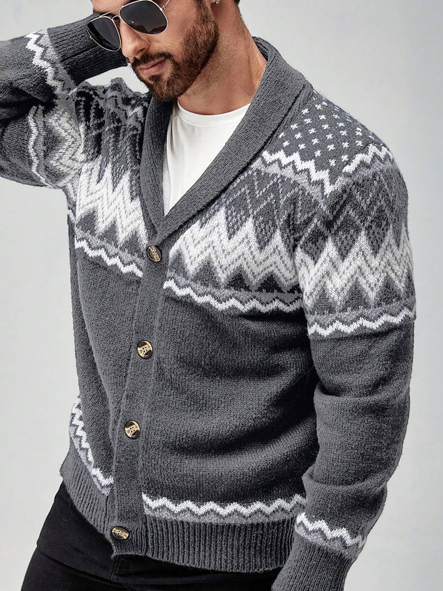 Black Embroidered Cardigan