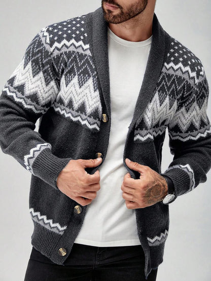 Black Embroidered Cardigan