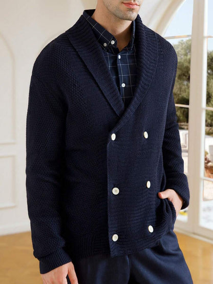 Black Embroidered Cardigan