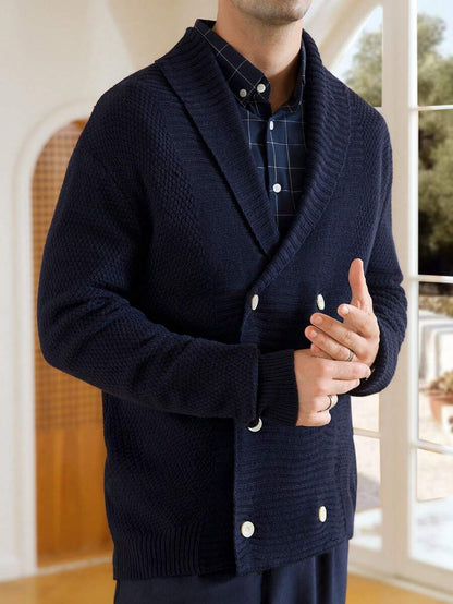 Black Embroidered Cardigan
