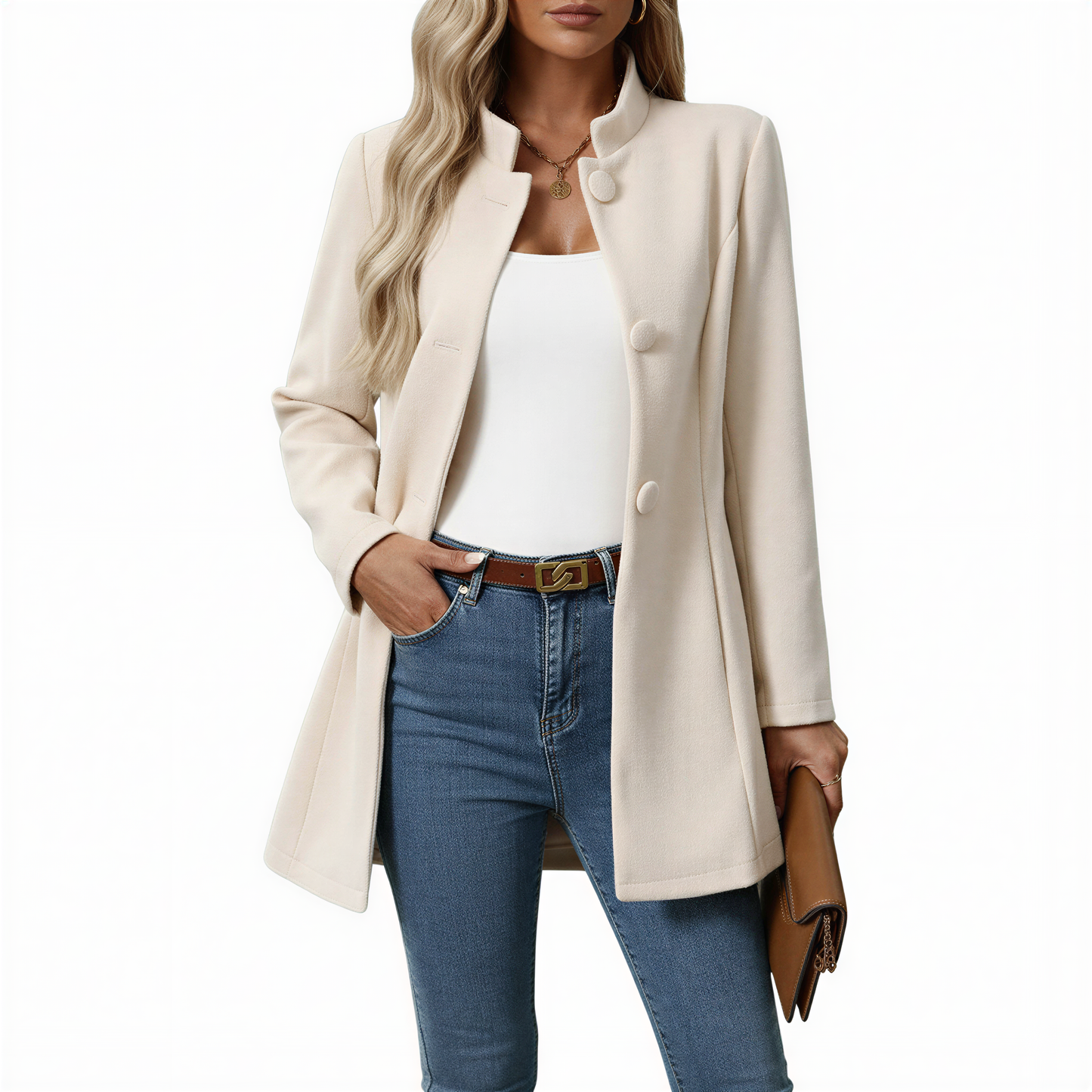 Classic Fit Women's A-Line Trench Coat