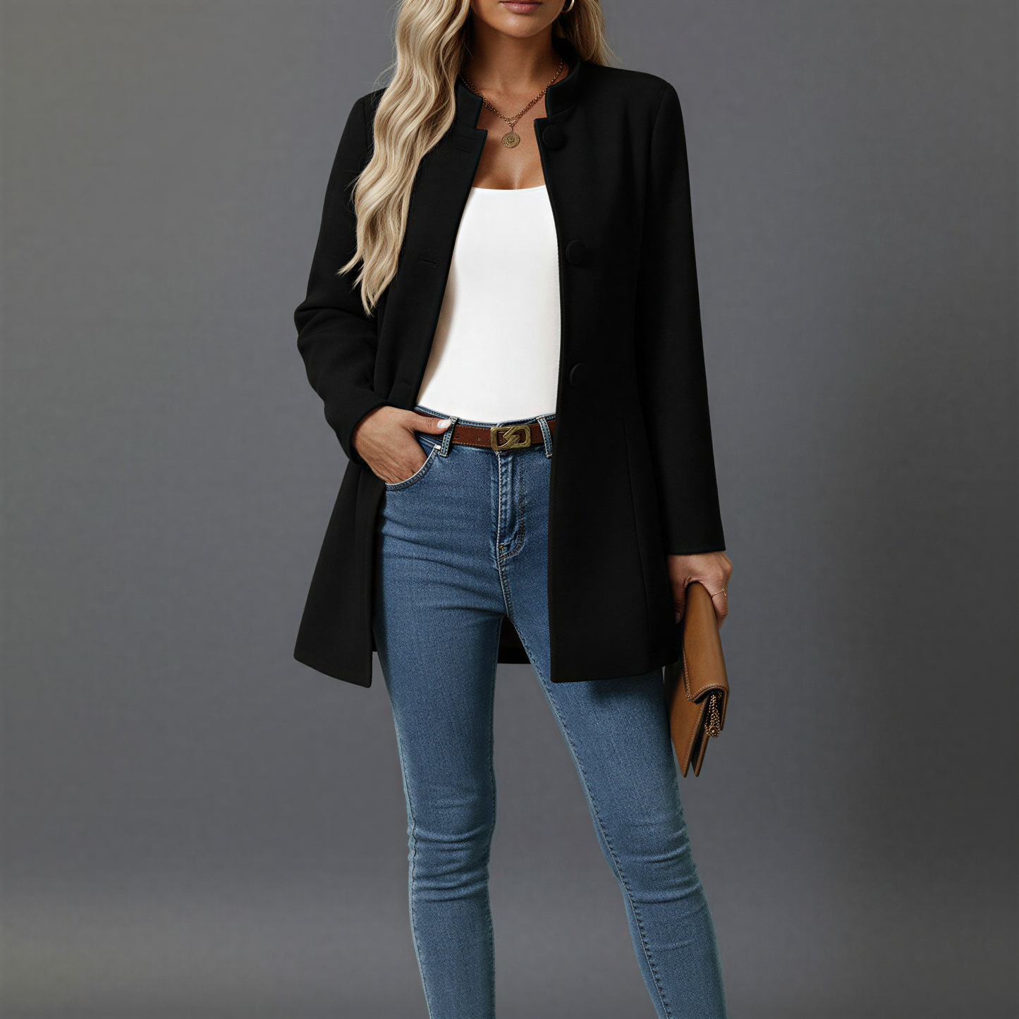 Classic Fit Women's A-Line Trench Coat