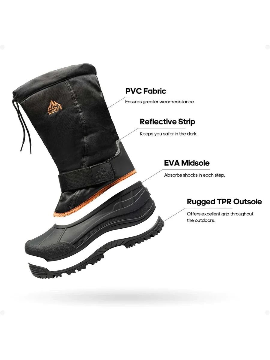 Waterproof Winter Boots Black