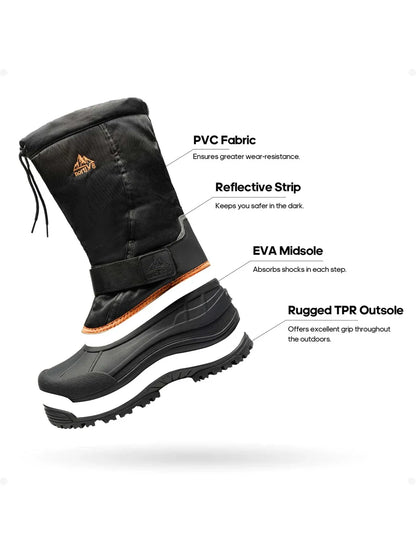 Waterproof Winter Boots Black