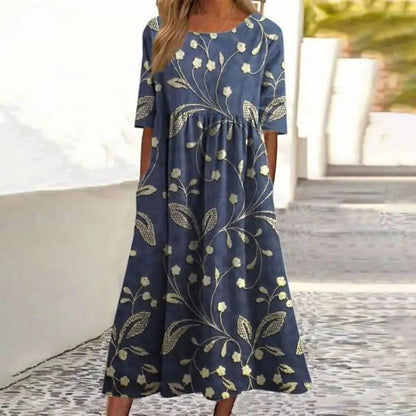 Relaxed Midi Dress | Breezy Everyday Comfort Style