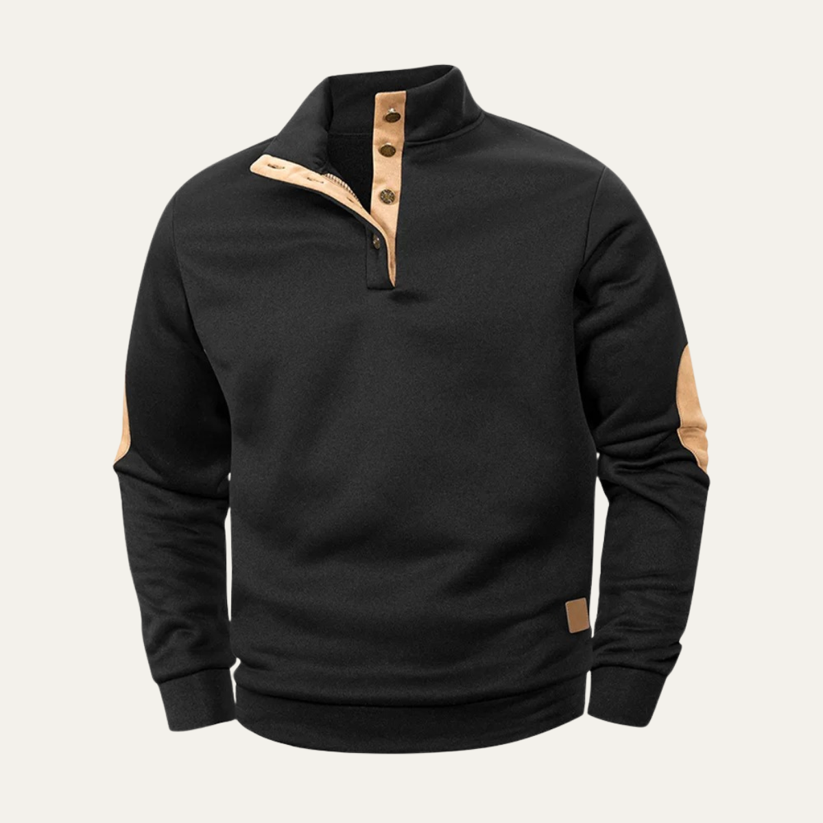 The Shanklin Men’s Casual Stand Collar Knitted Jumper