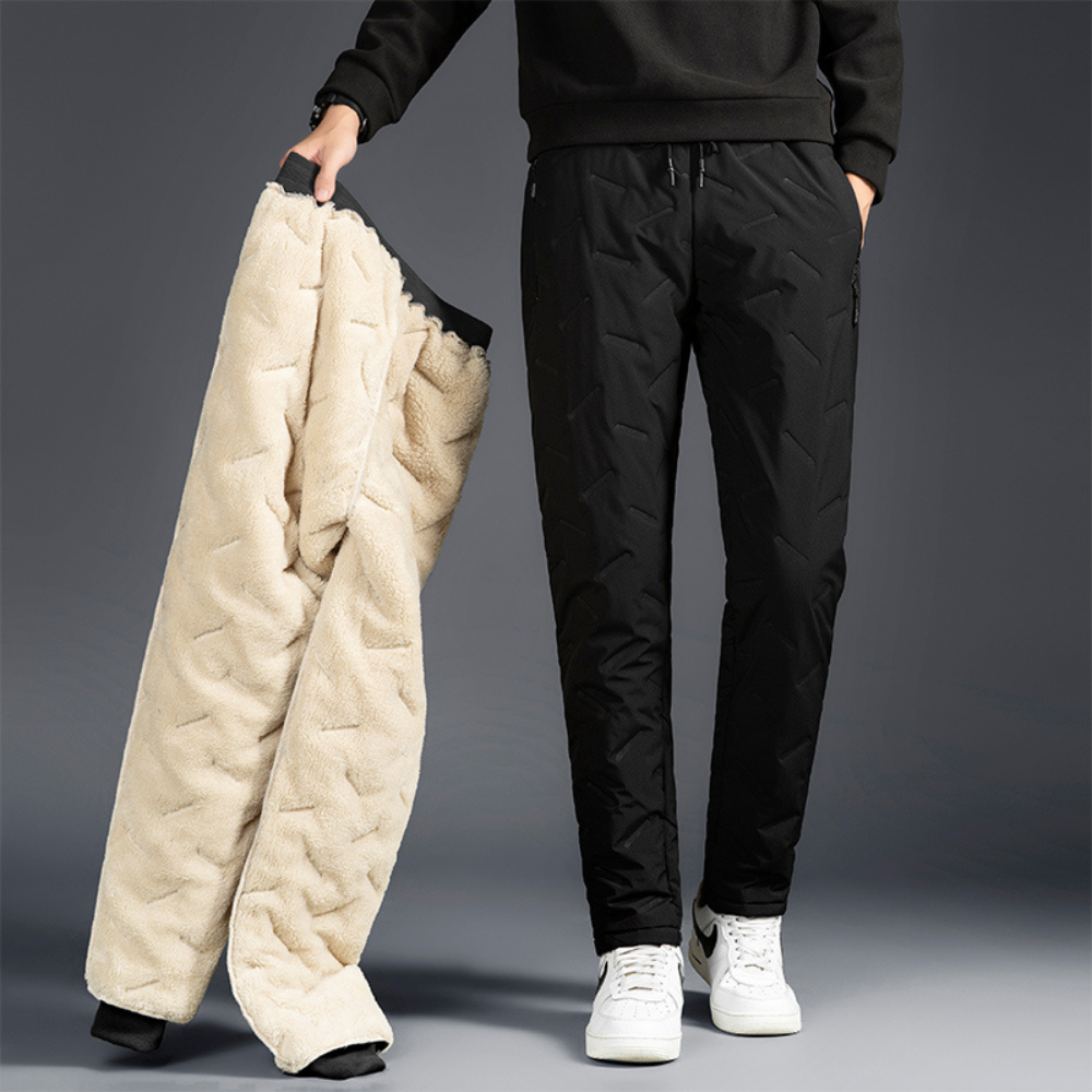 Warm Waterproof Insulated Cargo Pants for Men Women