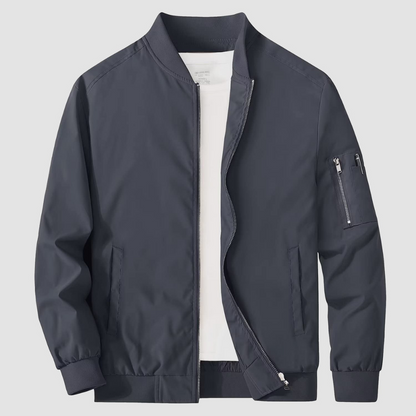 Men’s Classic Full Zipper Bomber Jacket