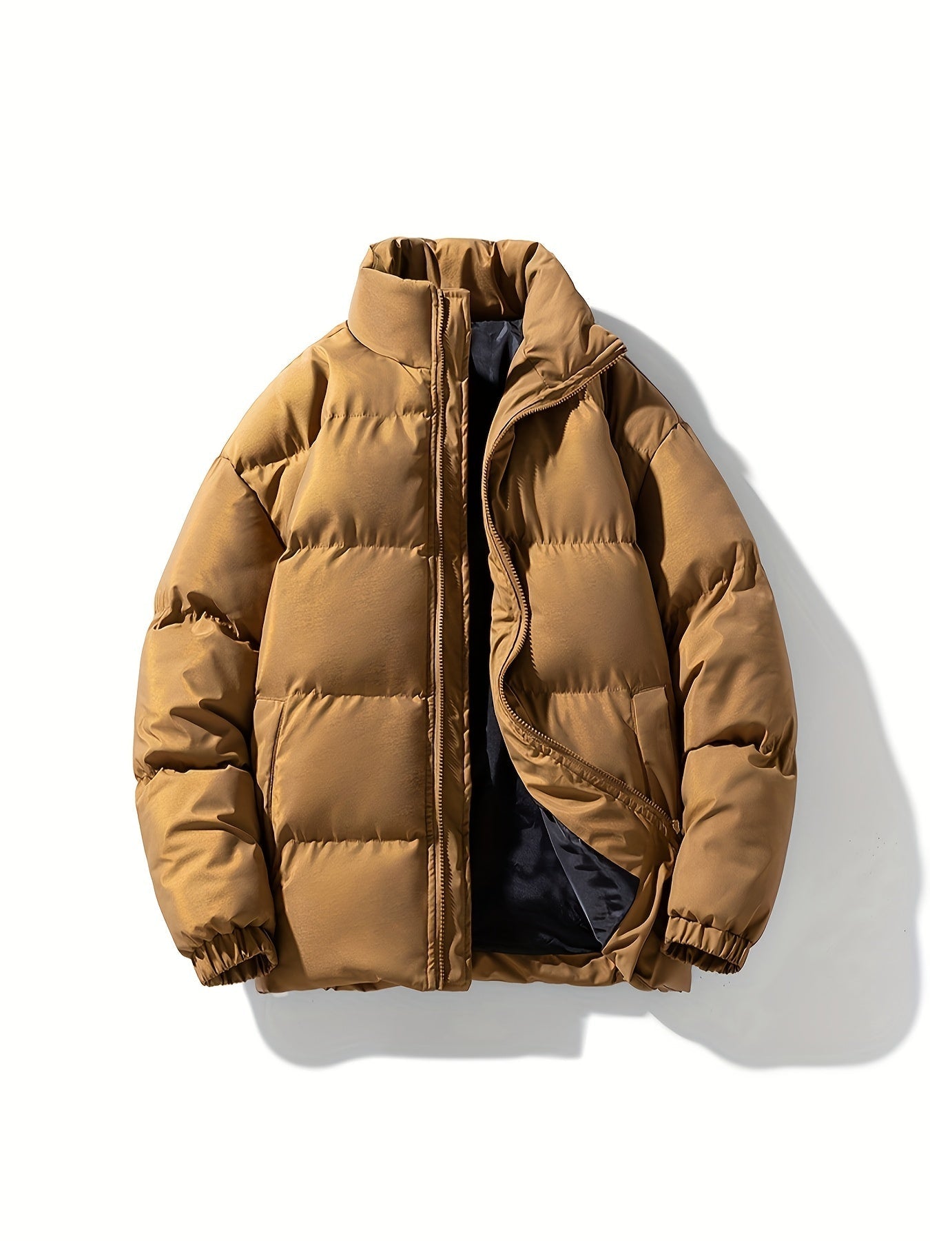 Waterproof Men's Winter Coat with Zip Pockets - BritishElegance