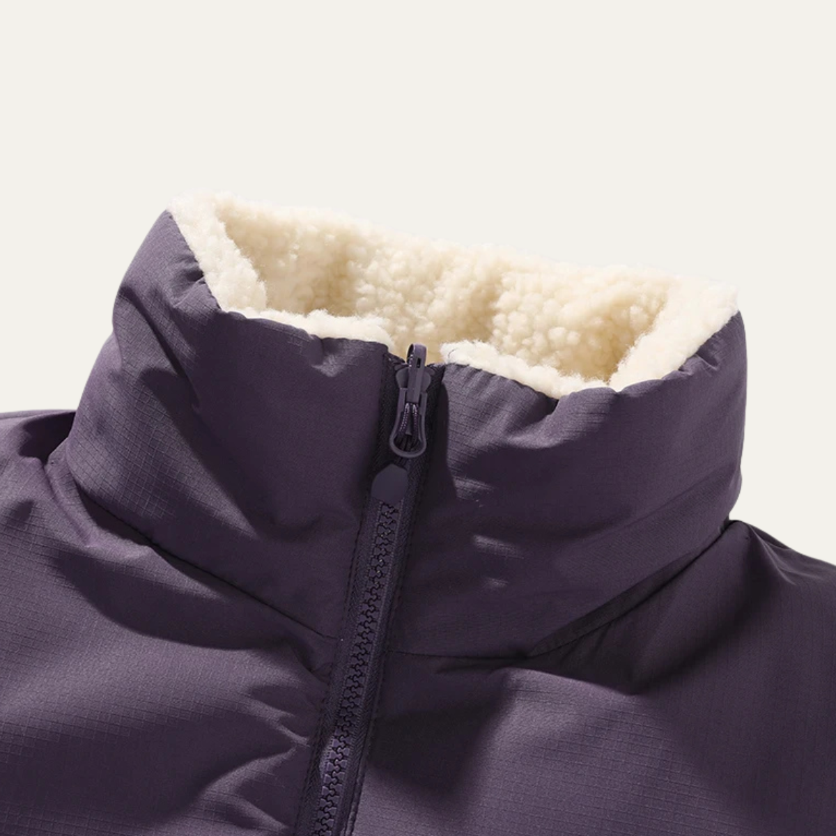 The Siena Men’s Reversible Fleece  Warm Winter Puffer Parka Jacket