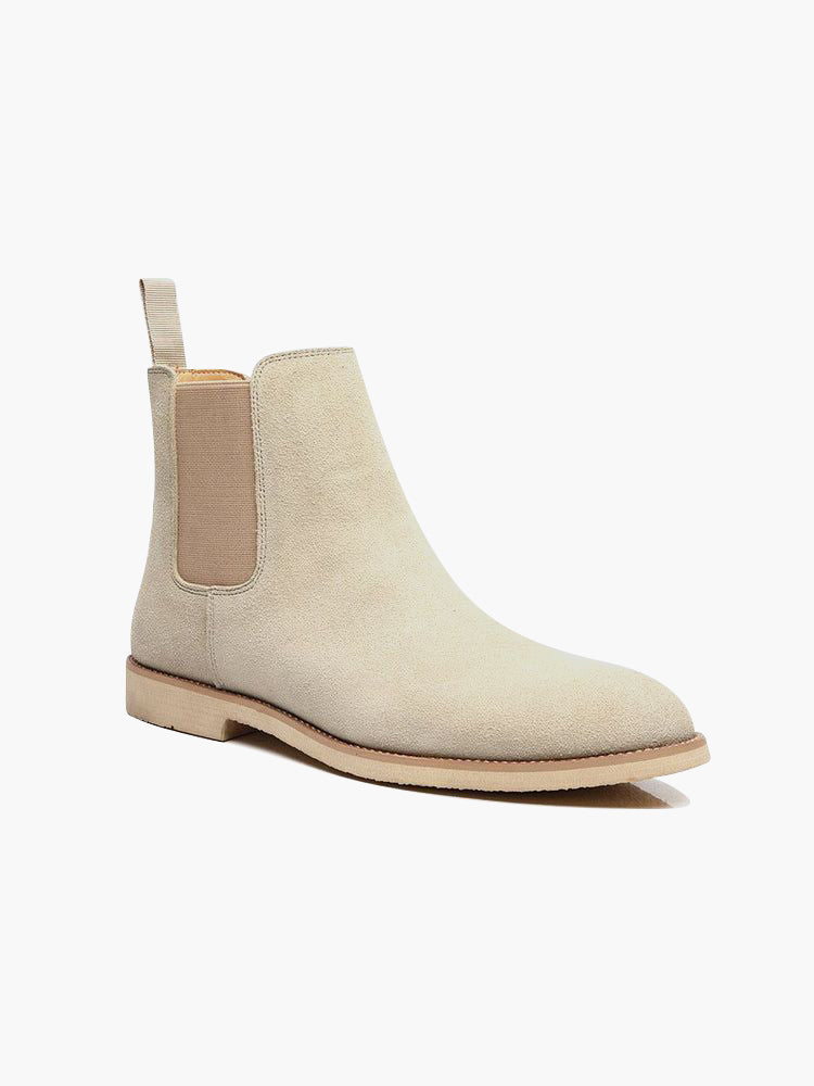 Men's Stylish Black Ankle Boots - Genuine Leather Comfort Fit