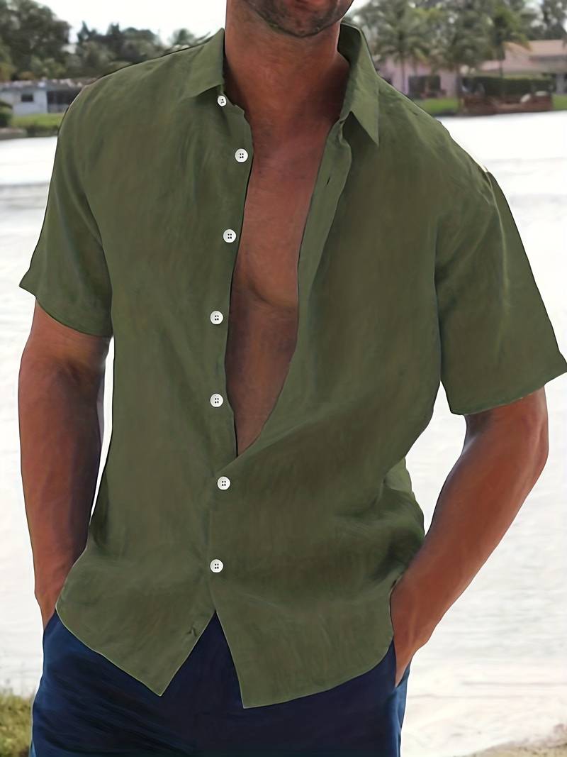 Springtime comfort: James short-sleeved shirt