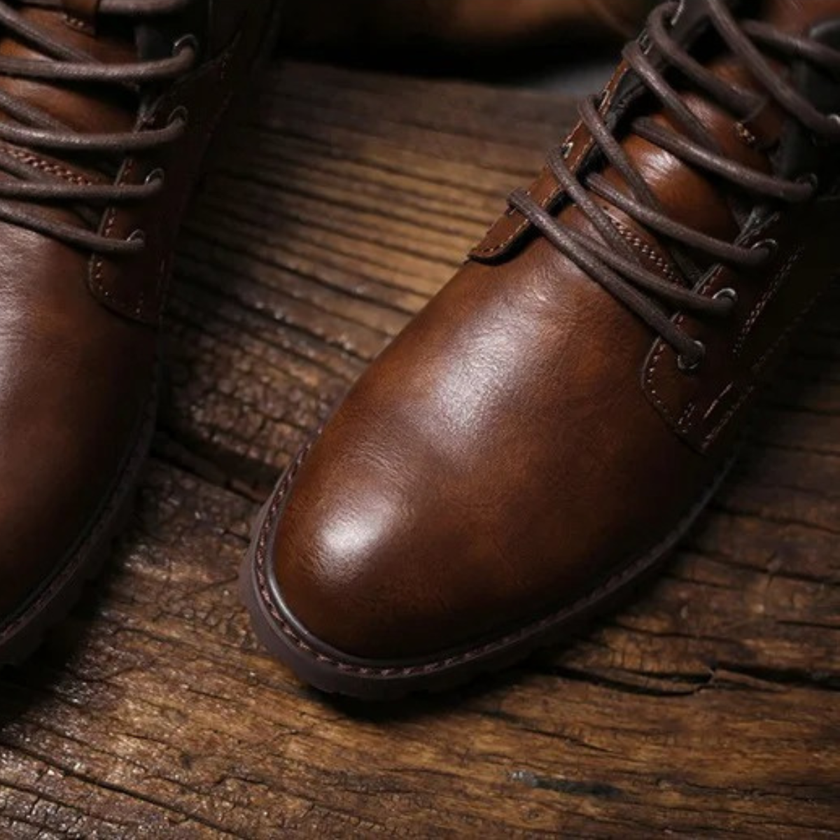 The Stanhope Men’s Vintage Durable Ankle Biker Boots