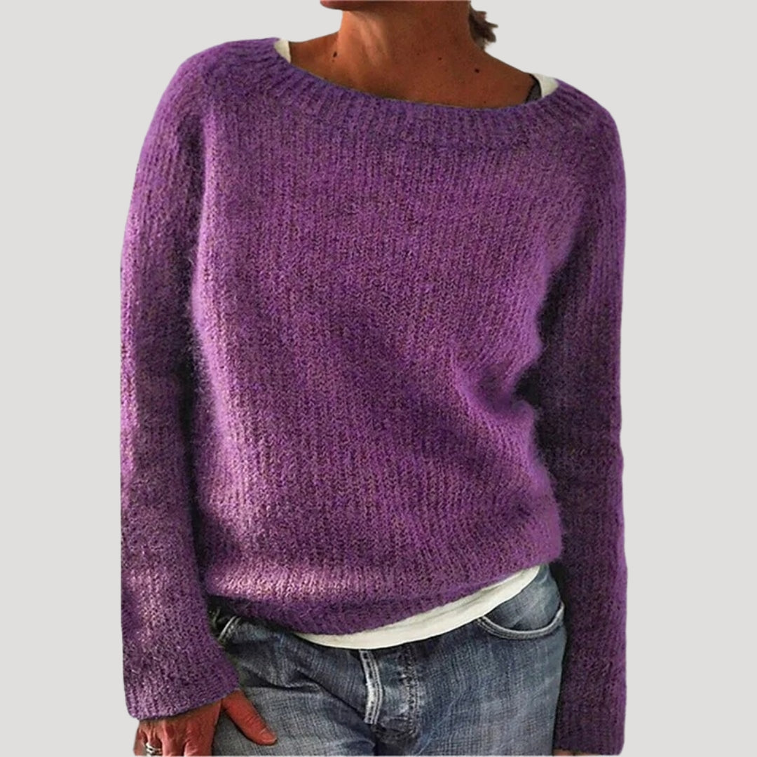 Comfy Oversized Women's Knit Sweater