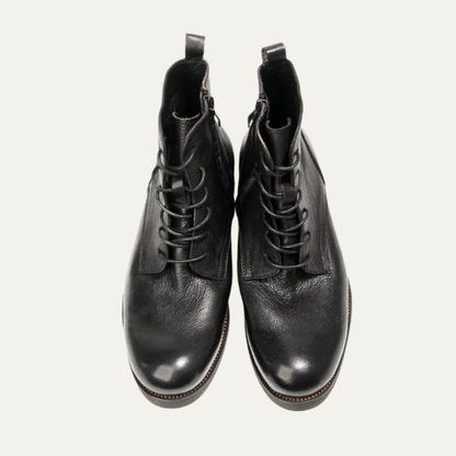 The St Davids Men's Leather Retro Casual Lace Up Boots