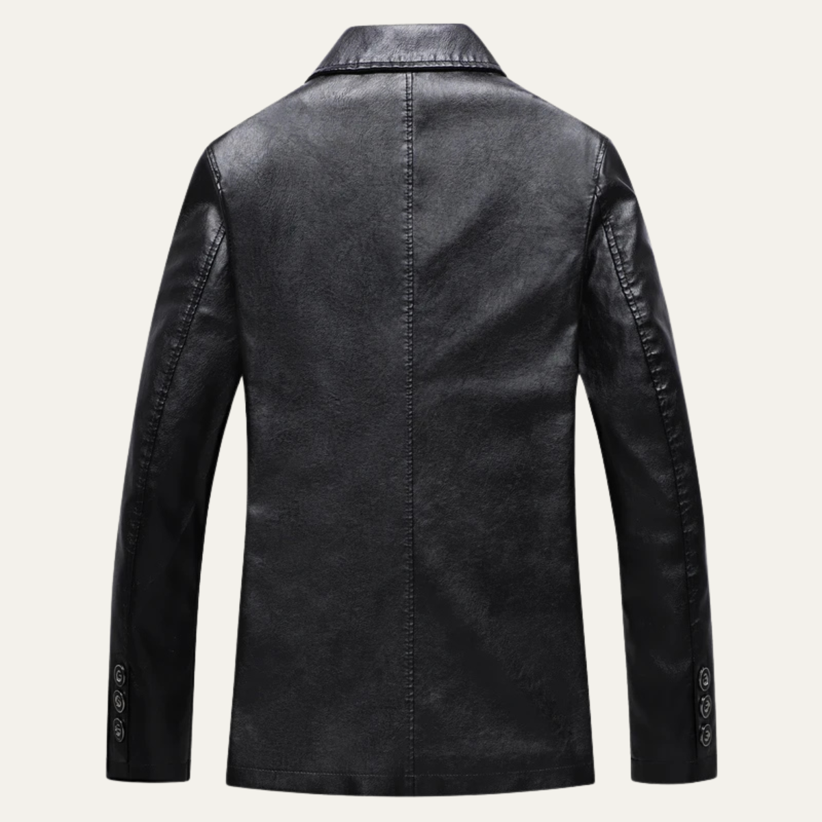 The Riomaggiore Men's Smart Casual Faux Leather Jacket