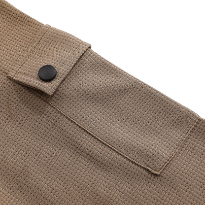 The Otranto Men’s Casual Waffle Knit Henley Shirt