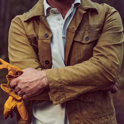 The Balmoral Men’s Retro Ranch Style Canvas Jacket