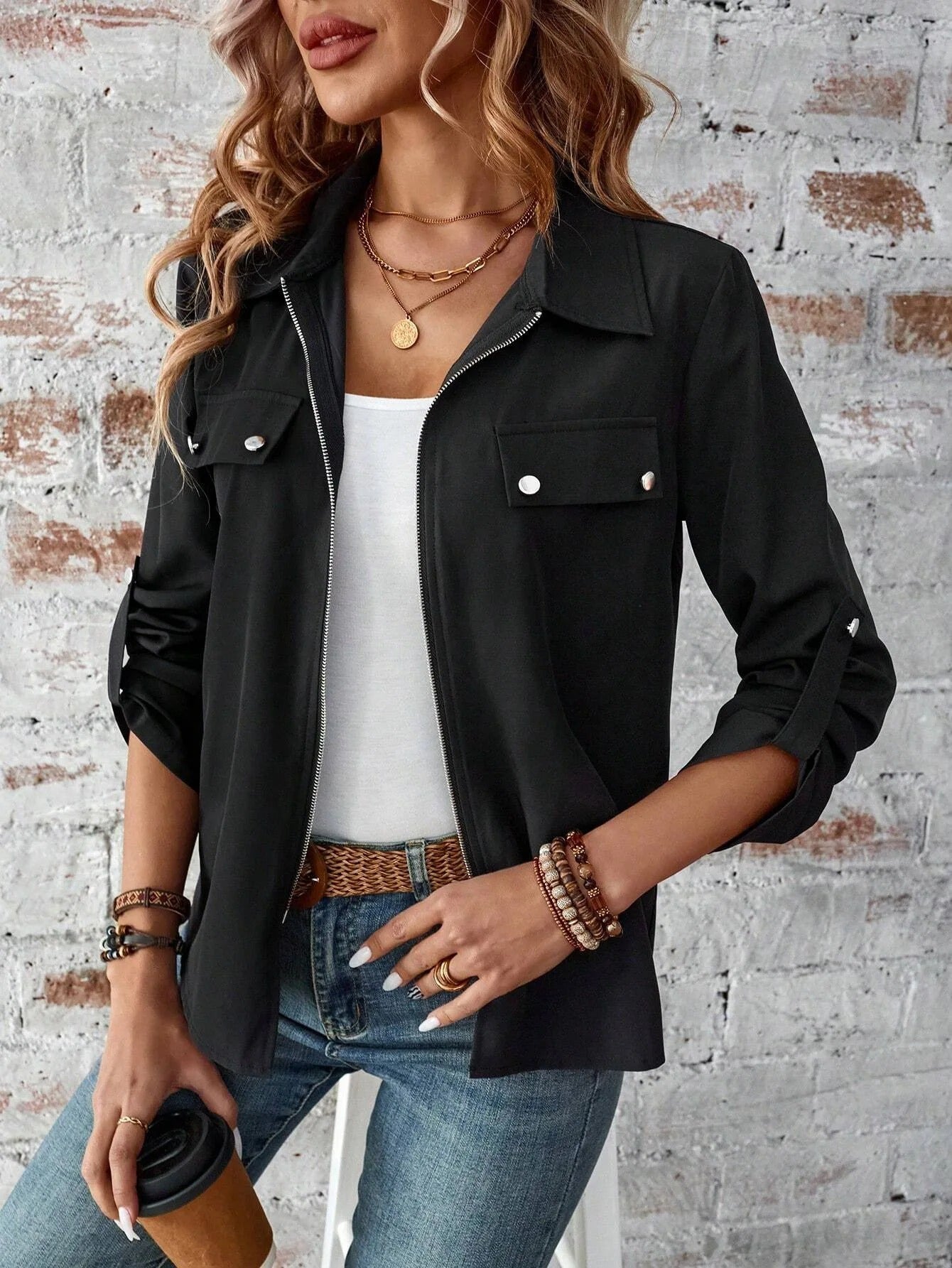 Classic Zip Up Transition Jacket - BritishElegance