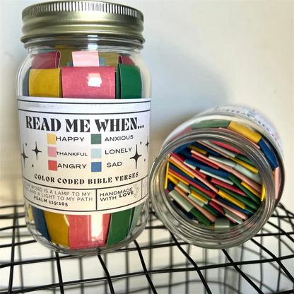 Inspirational Bible Quote Jar - BritishElegance