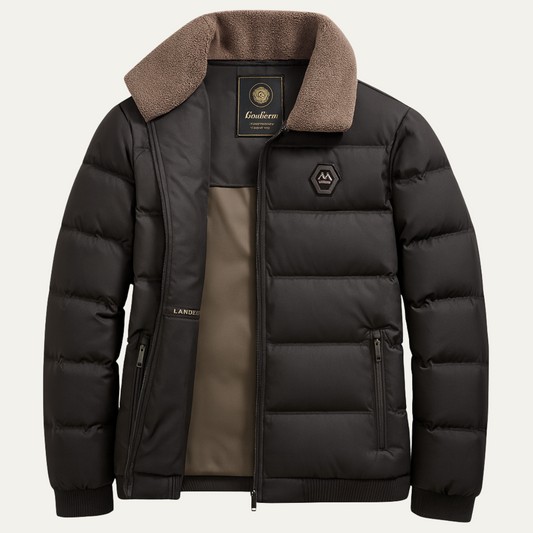 The Greenstead Men’s Padded Warm Winter Quilted Jacket