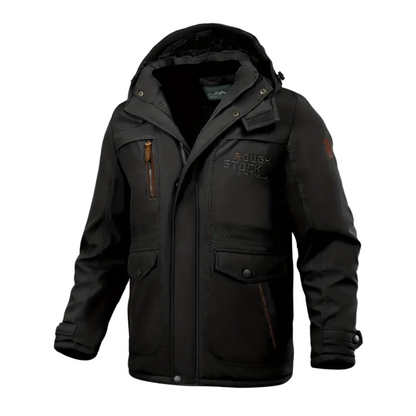 Men’s Faux Fur Lined Hooded Winter Parka