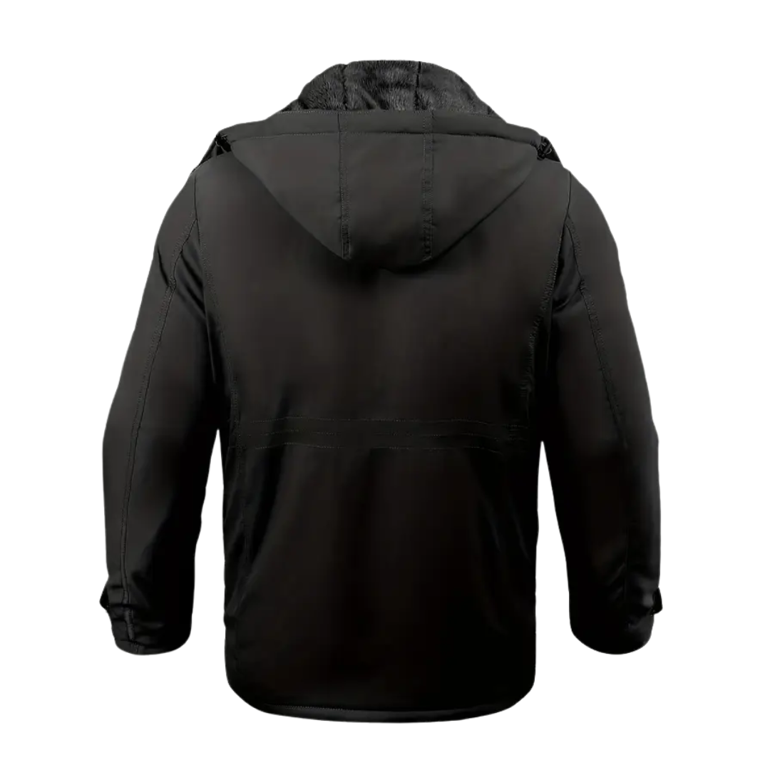 Men’s Faux Fur Lined Hooded Winter Parka
